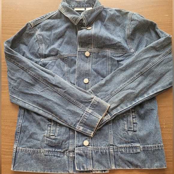 Vintage Crossroads 100% Cotton Long Sleeve Denim Jean Jacket Size Small - Picture 6 of 12